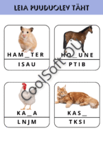 Leia puuduv täht tööleht