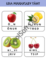 Leia puuduv täht tööleht