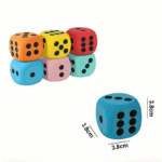 Vahtplastist mängutäringud – sobivad kasutamiseks CoolSofti lauamängudes, nagu Kiki & Sügis või Kivi-paber-käärid seiklus. 🎲🦒