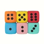 Vahtplastist mängutäringud – sobivad kasutamiseks CoolSofti lauamängudes, nagu Kiki & Sügis või Kivi-paber-käärid seiklus. 🎲🦒