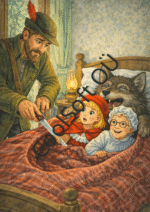 Muinasjutt Punamütsike – jutustamispildid