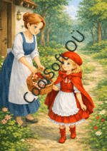 Muinasjutt Punamütsike – jutustamispildid