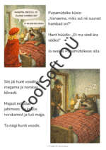 Punamütsikese muinasjutu illustratsioonid ja jutustamispildid lastele